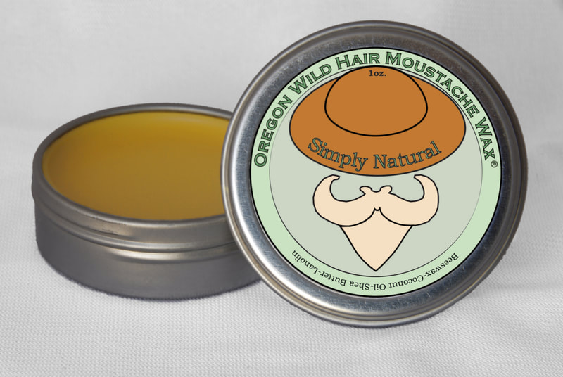 A tin of simply natural moustache wax.
