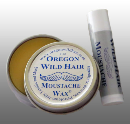 A tin and tube of original formula moustache wax.